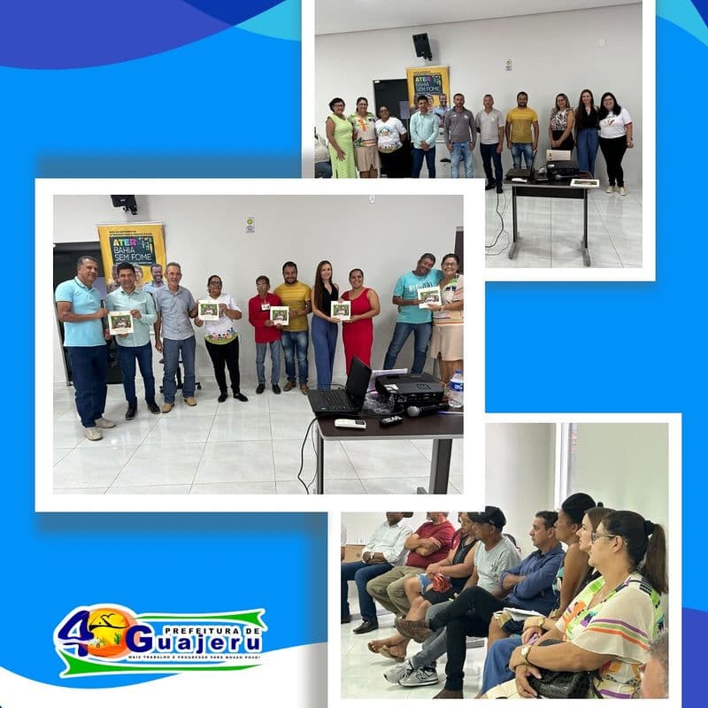 Guajeru realiza reunião para fortalecer o Programa Bahia Sem Fome e contribuição para a agricultura familiar